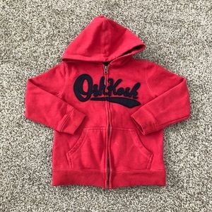 Little boys zip up hoodie